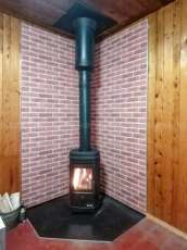 Купить недорогой камин с большим стеклом EVEREST F7 в Гомеле в Гомеле