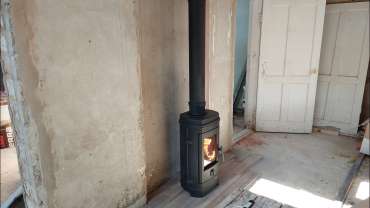 Купить недорогой камин с большим стеклом EVEREST F7 в Гомеле в Гомеле