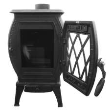 Печь чугунная со стеклом ПМЧ-10С фото  в Гомеле