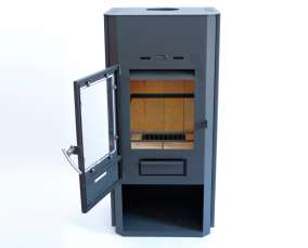 Недорогой камин с дровницей Сибирь 8 фото в Гомеле