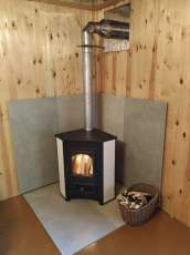 Купить Печь-камин Везувий ПК-01 (220) угловой бежевый 9 кВт в Гомеле фото в Гомеле