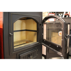 Купить Печь-камин Везувий ПК-01 (205) с плитой и т/о красн.12 кВт в Гомеле в Гомеле