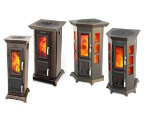 Недорогая стальная печь Термофор Статика Секста, чёрная бронза фото серия в Гомеле