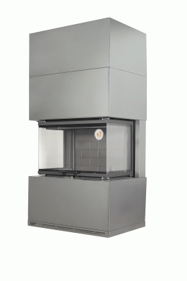 Камин Родос 800 ГРАФИТ шамот черный в Гомеле