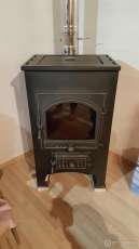 купить Печь-камин Везувий ПК-01 (270) c плитой бежевая 9 кВт в Гомеле в Гомеле