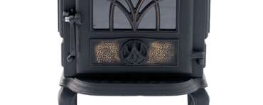 Чугунный камин со стеклом Сибирь 7 фото в интерьере в Гомеле