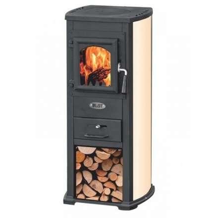 Печь-камин Blist Ekonomik Lux N чугунная дверца серый фото в Гомеле