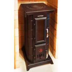 Недорогая стальная печь Термофор Статика Тетра, чёрная бронза фото в Гомеле