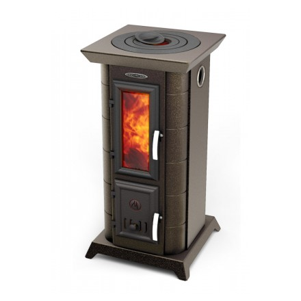 Отопительная печь Термофор Статика Тетра, чёрная бронза Амазонка бай фото в Гомеле