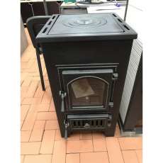 Купить Печь-камин Везувий ПК-01 (270) с плитой и т/о красный 9 кВт в Гомеле в Гомеле