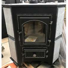 Купить печь-камин Везувий ПК-01 (220) с конфоркой угловой талькохлорит в Гомеле фото в Гомеле