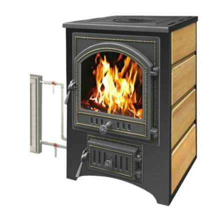 Печь-камин Везувий ПК-02 (205) с плитой и т/о песчаник 12 кВт Амазонка бай фото в Гомеле
