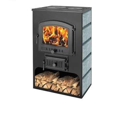 Печь-камин Везувий ПК-03 (224) с плитой талькохлорит 12 кВт Амазонка бай фото в Гомеле