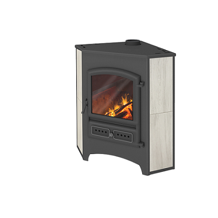 Камин ЭТНА (БКД) угловой Бежевый ф115 мм купить в Гомеле