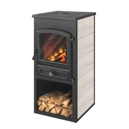 Печь-камин ЭТНА (БКД) с плитой Амазонка бай фото в Гомеле