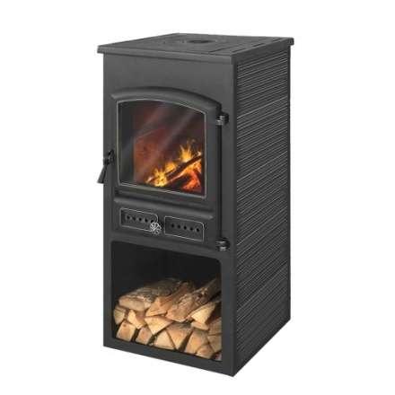 Печь-камин ЭТНА (БКД) с плитой Амазонка бай фото в Гомеле