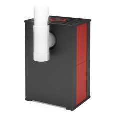 Стальной камин со стеклом Теплодар Твист фото в Гомеле