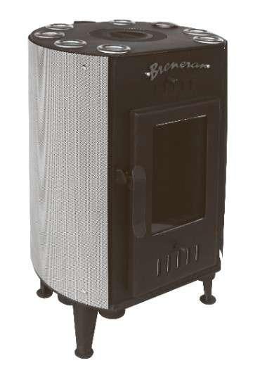 Печь отопительная Бренеран-Канадка плюс АОТ-04 в сетке серебро в Гомеле
