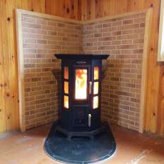 Отопительная печь Термофор Статика Квинта, чёрная бронза фото в Гомеле