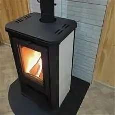 Купить стальной недорогой камин с шамотом Мета-Бел АОТ 7.0 Ритм в Гомеле фото в Гомеле