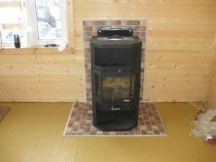 Купить большой камин с шамотом Мета-Бел Ангара-Аква в Гомеле фото в Гомеле