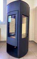 Купить стальной камин со стеклом Мета-Бел Неман в Гомеле фото в Гомеле