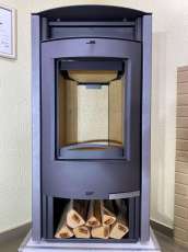 Купить стальную печь-камин Мета-Бел АОТ 7.0-01 в модификации Сена в Гомеле фото  в Гомеле