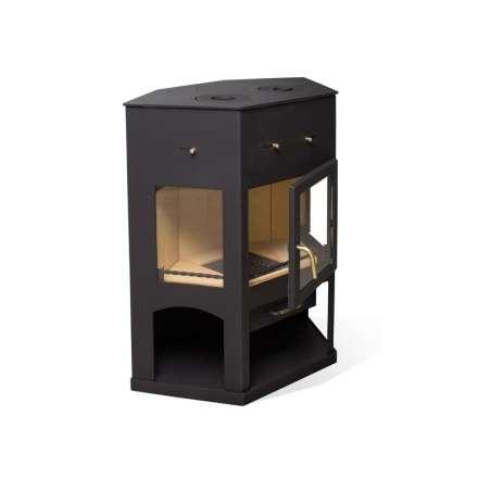 Печь-камин Мета-Бел АОТ 11.0 (в модификации Енисей с плитой) в Гомеле