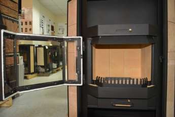 Купить недорогой камин с шамотом Печора Мета Бел в Гомеле фото в Гомеле