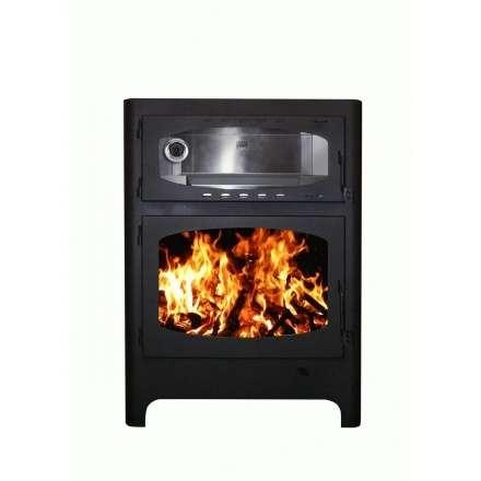 Печь-камин Бавария Эко с духовкой и плитой фото в Гомеле