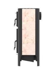 Печь-камин со стеклом Бавария Эко с духовкой и плитой фото в Гомеле