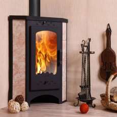 Печь-камин Бавария угловая с плитой РК 123 в Гомеле