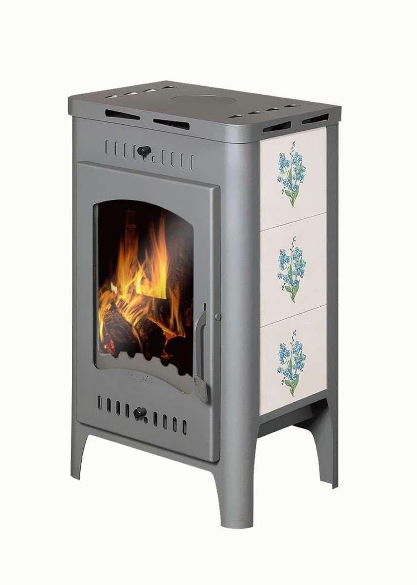 Печь-камин Бавария Оптима Незабудка Амазонка бай фото в Гомеле