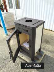 Недорогой камин со стеклом Бавария Оптима с плитой фото в Гомеле