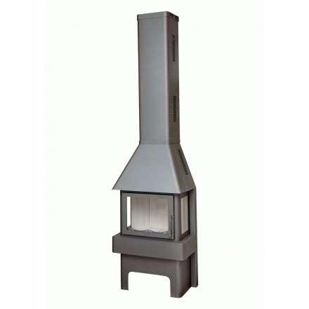 Печь-камин Бавария три стекла графит Амазонка бай фото в Гомеле