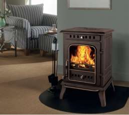 Печь-камин чугунный FireWay Erik в интерьере патина медь Амазонка бай фото в Гомеле