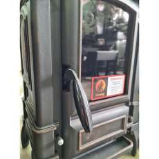 Печь-камин чугунный FireWay Bruno в интерьере патина медь Амазонка бай фото в Гомеле