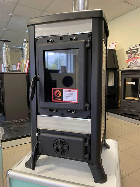 Печь-камин чугунный FireWay Klemens в интерьере Амазонка бай фото в Гомеле