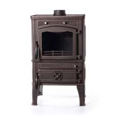 Печь-камин FireWay Dacha патина бронза Амазонка бай фото в Гомеле