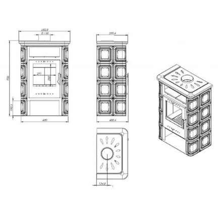 Купить Печь-камин NORDflam Coria в Гомеле Амазонка бай фото в Гомеле