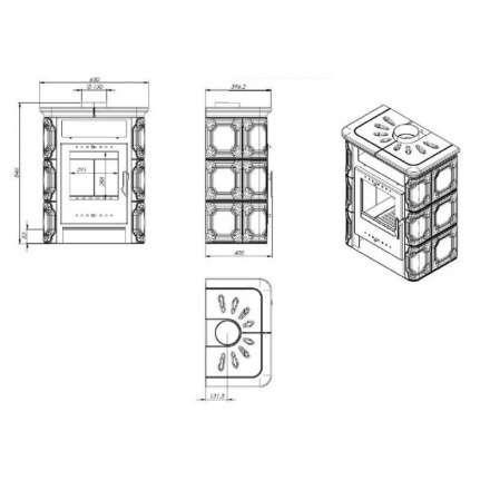 Купить Печь-камин NORDflam Sentra в Гомеле Амазонка бай фото в Гомеле