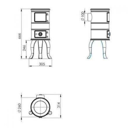 Купить Печь-камин NORDflam Ermis в Гомеле Амазонка бай фото в Гомеле