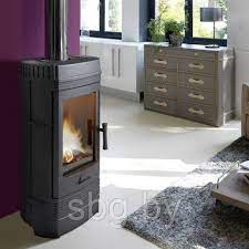 Печь-камин Invicta Chatel чугун в интерьере Амазонка бай фото в Гомеле