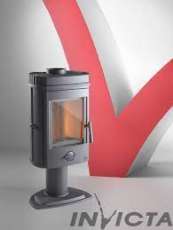 Печь-камин чугунный Invicta Mesnil в интерьере Амазонка бай фото в Гомеле