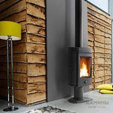 Печь-камин чугунный Invicta Mesnil в интерьере Амазонка бай фото в Гомеле