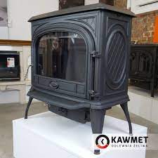 Купить Печь-камин KAWMET Premium SPHINX S6 (13,9 kW) в интерьере чугунный в Гомеле фото в Гомеле