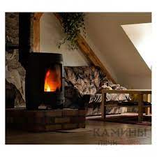 Печь-камин чугунный Invicta La Borne 2 в интерьере Амазонка бай фото в Гомеле