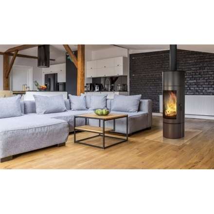 Купить Печь-камин Kratki Antares стальной в интерьере в Гомеле Амазонка бай фото в Гомеле