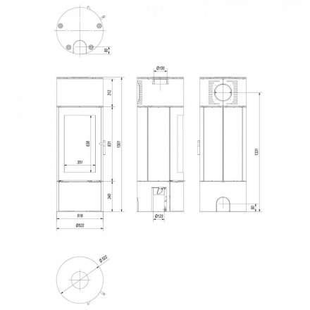 Купить Печь-камин Kratki Antares стальной в интерьере в Гомеле Амазонка бай фото в Гомеле