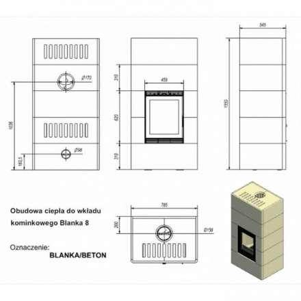 Купить Кафельную печь Kratki BLANKA/KAFEL/K амазонка бай фото в Гомеле